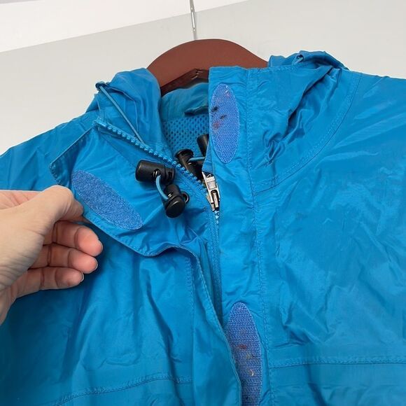 Cabela's women’s  Packable Blue Windbreaker Size Large - Picture 6 of 11